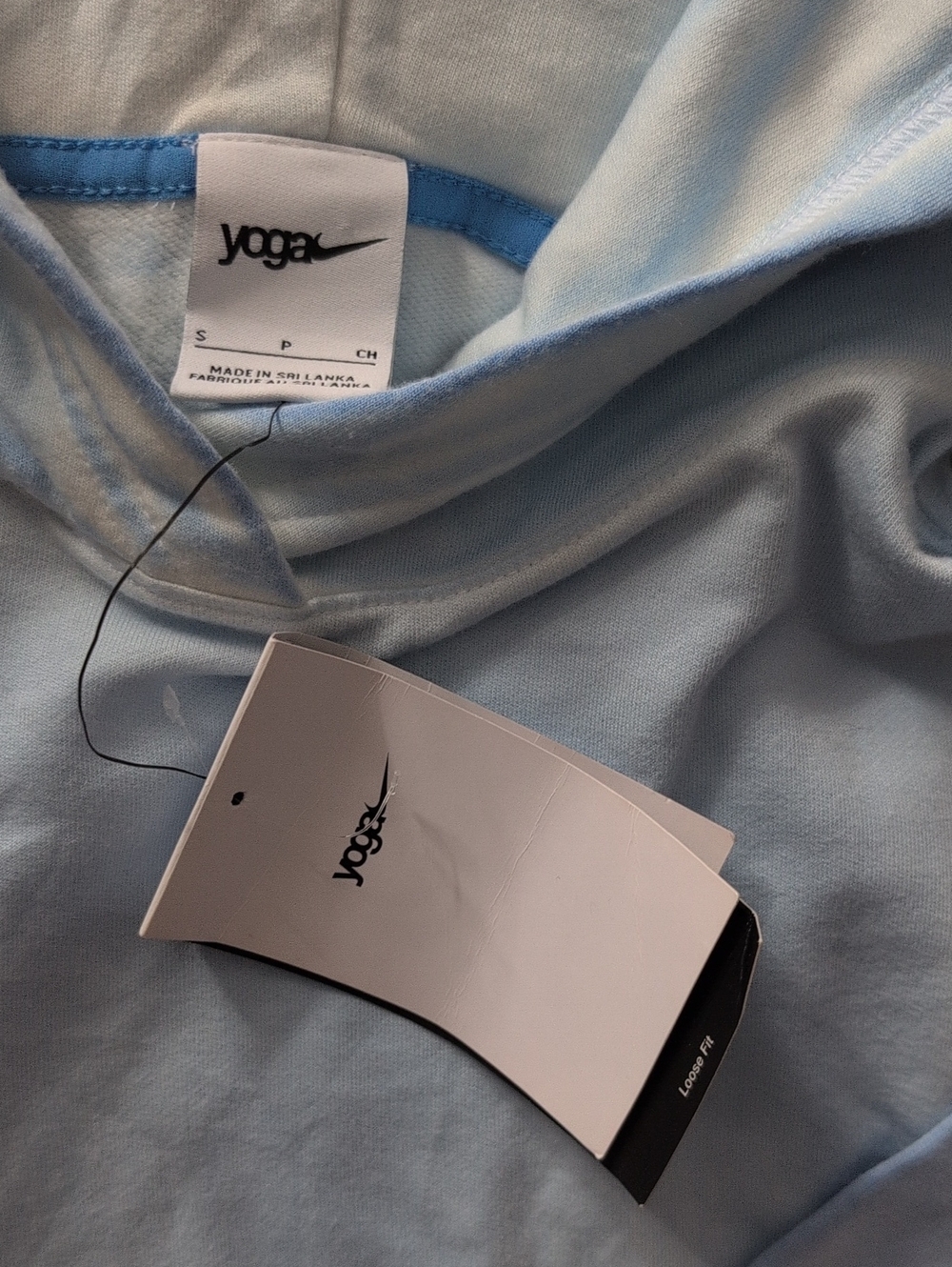 NWT s.S Nike Yoga Cropped Hoodie - Picture 2 of 6